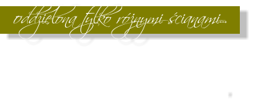 oddzielona tylko różnymi ścianami…                                                           ,